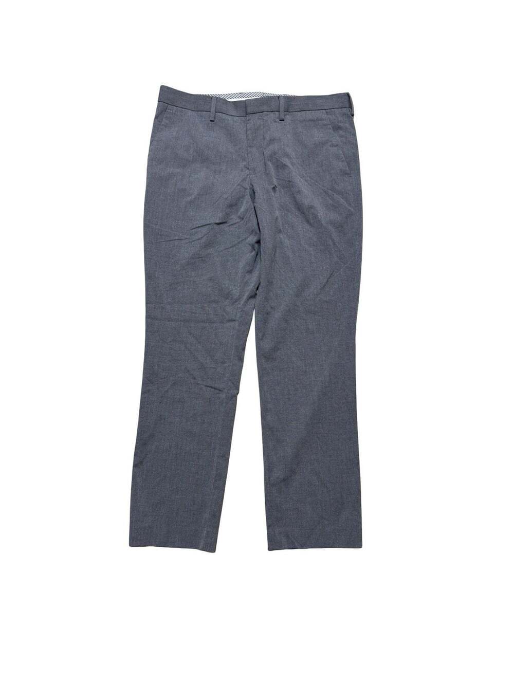 Express Performance Dress Pants Mens 31x30 Gray Slim Stretch Wrinkle Resistant